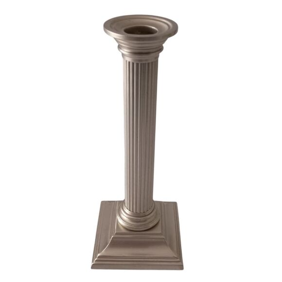 Baldwin Brass Smithsonian Candle Stick Platinum Mist Nickel 8" Federal SINGLE. - Picture 9 of 15